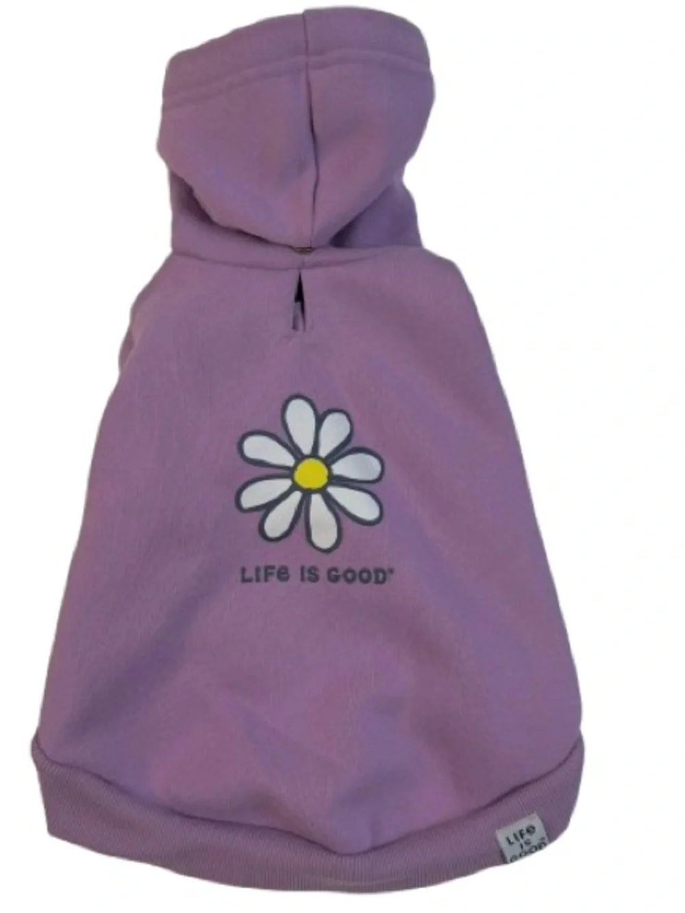 Life Is Good Lavender Daisy Pet Hoodie